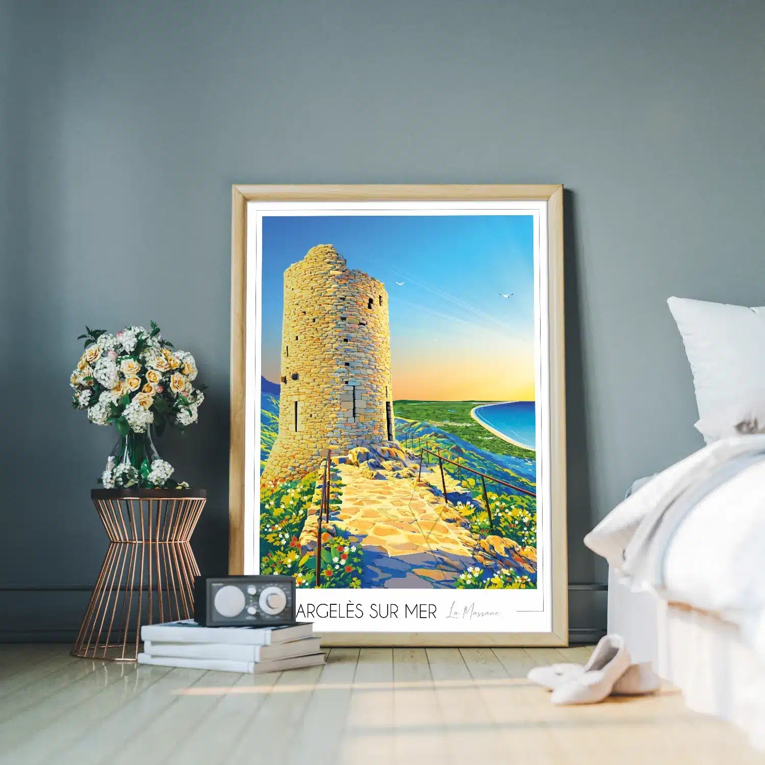Affiche Argelès sur mer - Tour de la Massane