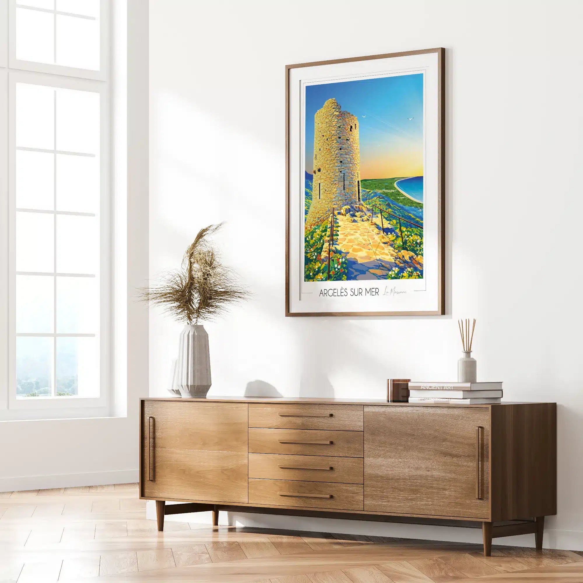 Affiche Argelès sur mer - Tour de la Massane