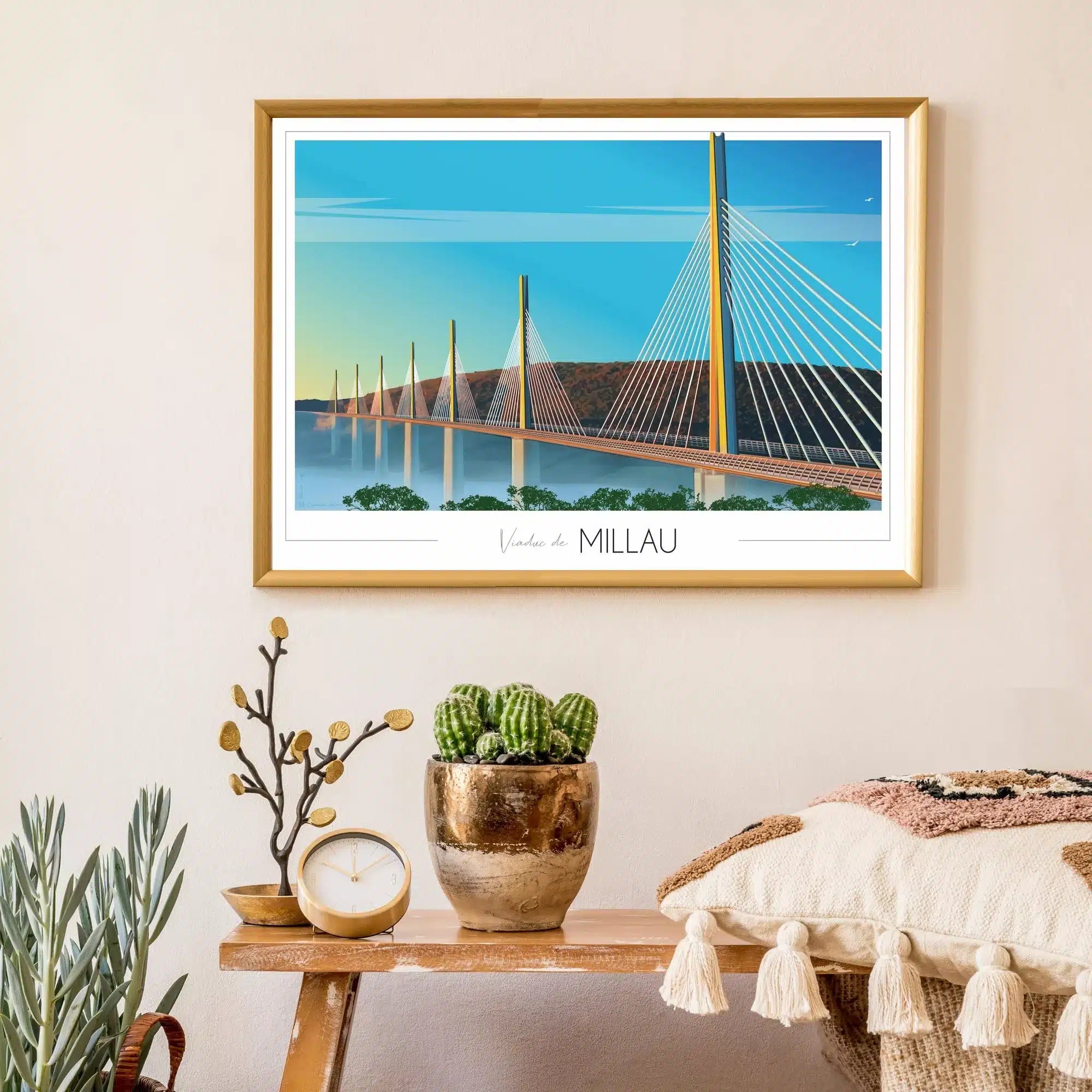 Affiche Millau Viaduc