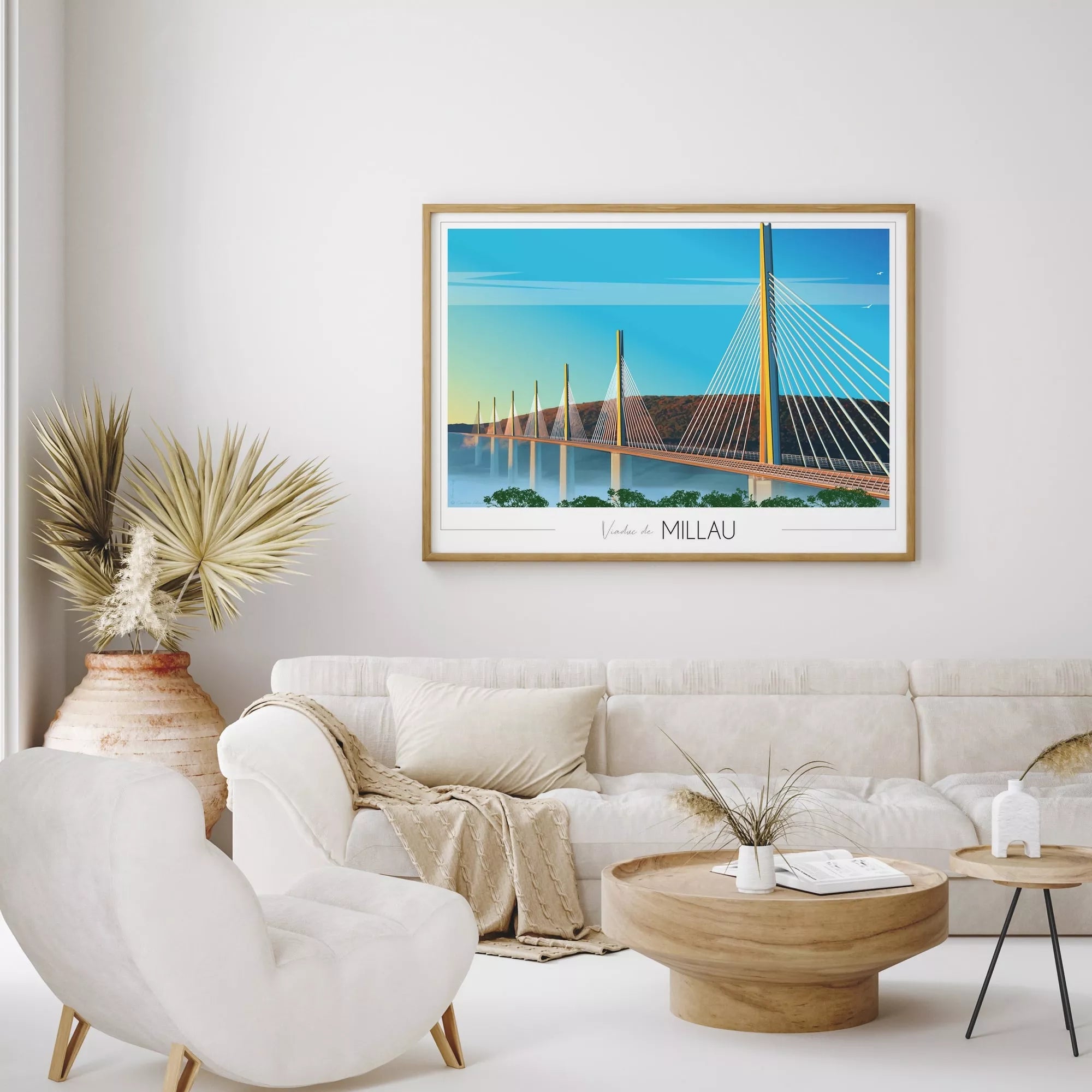 Affiche Millau Viaduc