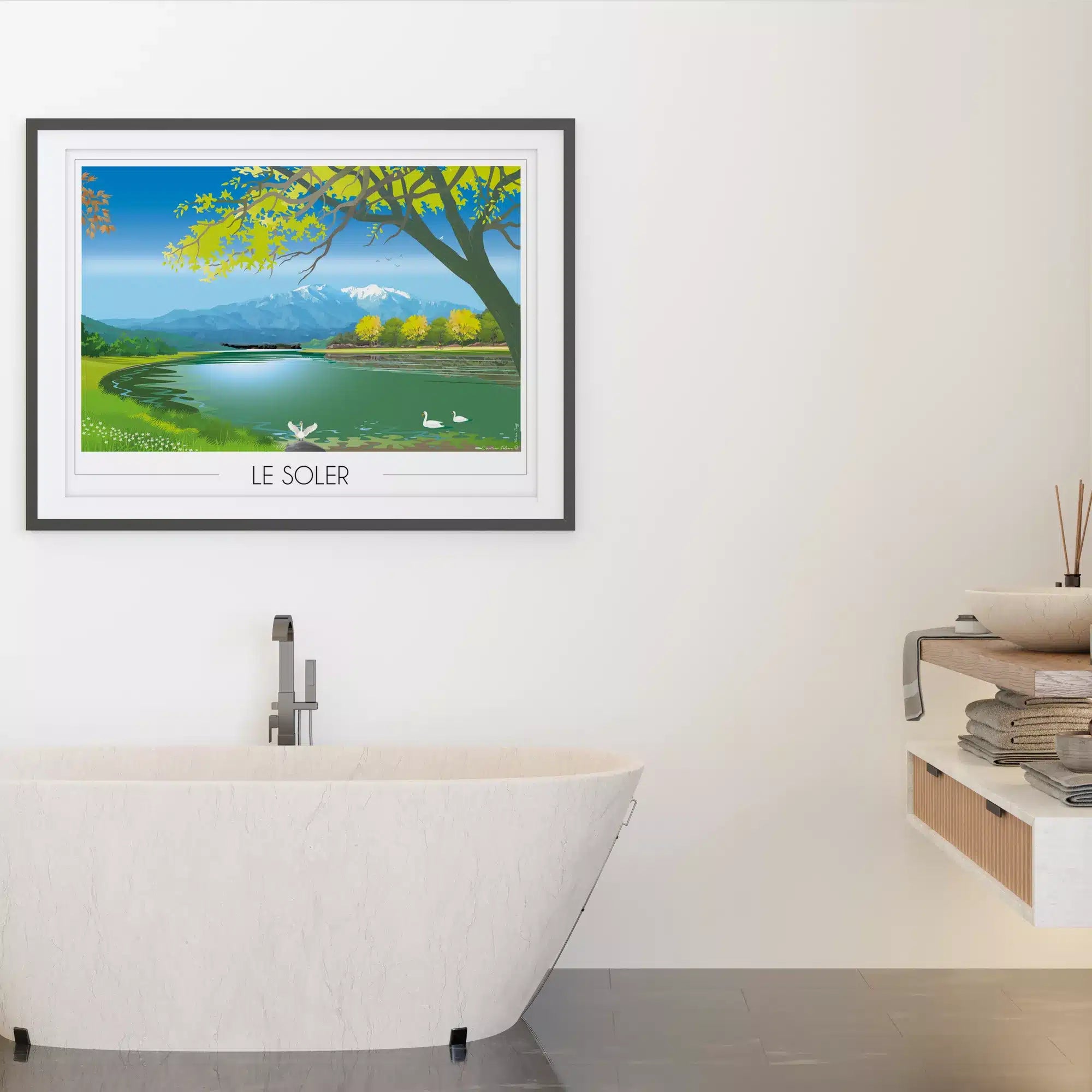 Affiche Le Soler Lac