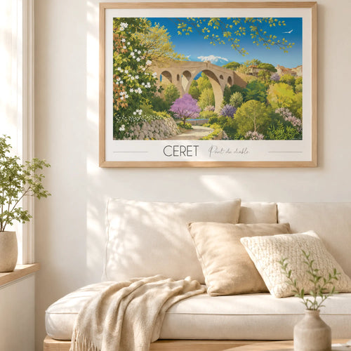 Céret Poster - Devil's Bridge