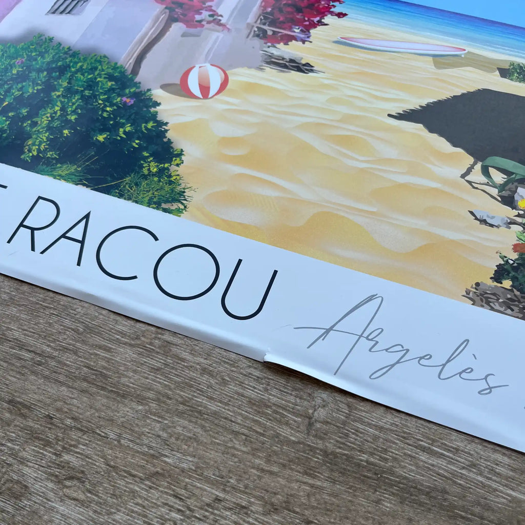 Affiche Plage du Racou imparfaite | 50x70 cm