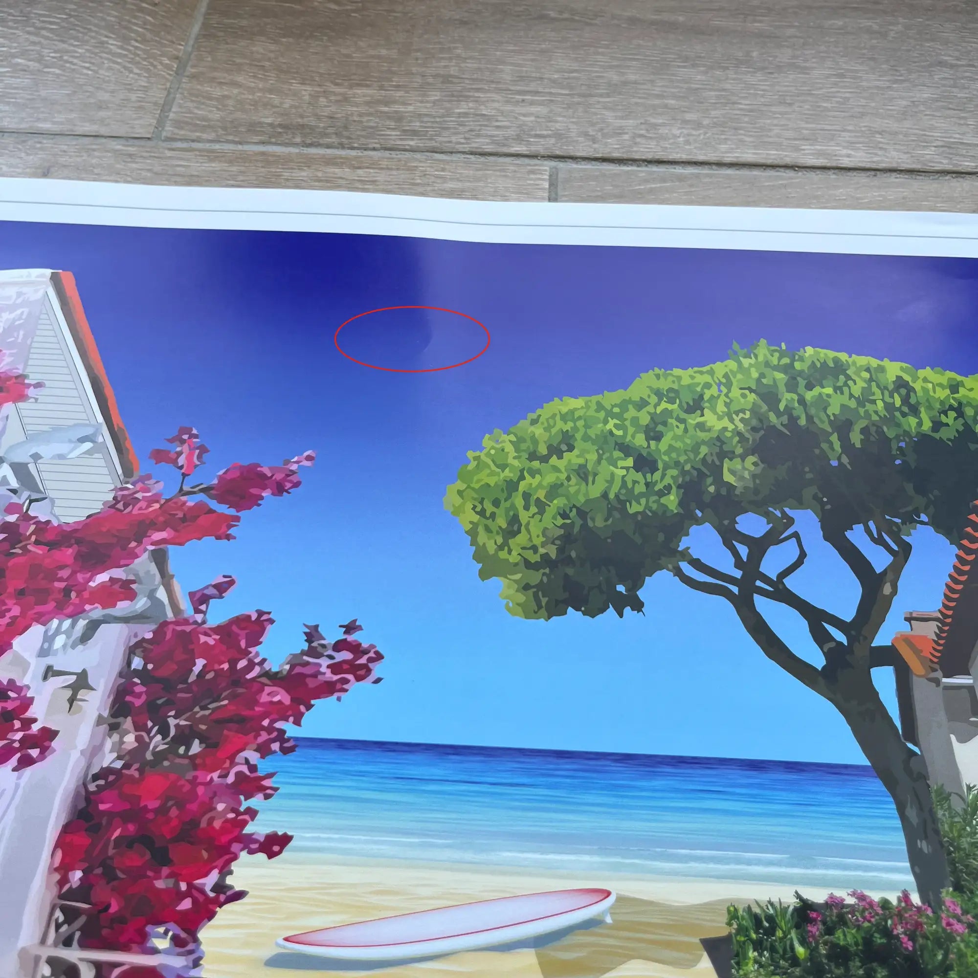 Affiche Plage du Racou imparfaite | 50x70 cm