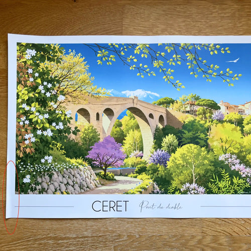 Céret Poster - Devil's Bridge | Imperfect 30x42