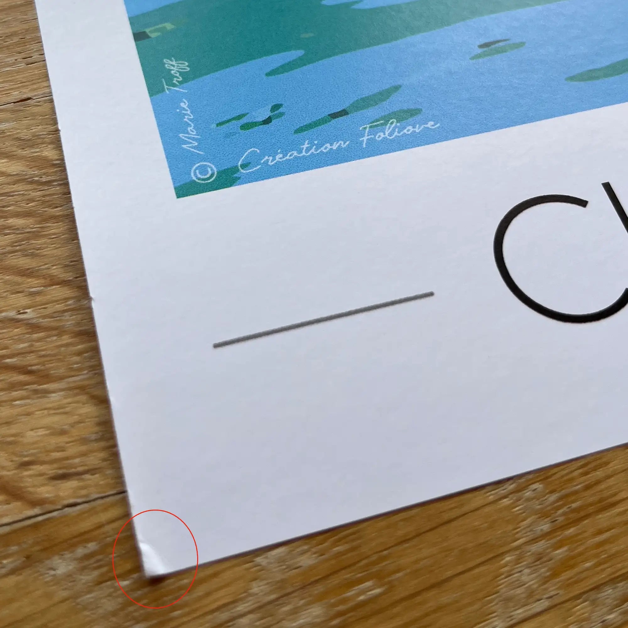Affiche Cinque Terre – Vernazza | Imparfaite 30x42 cm