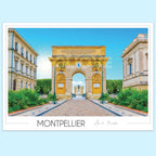 Affiche Montpellier Arc de Triomphe