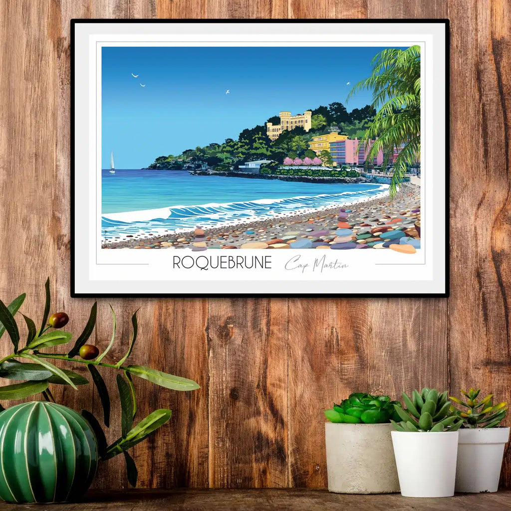Affiche Roquebrune Cap Martin