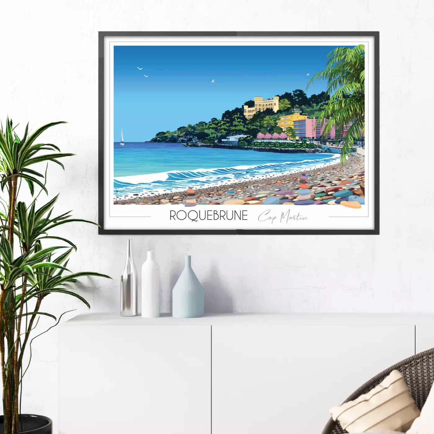 Affiche Roquebrune Cap Martin