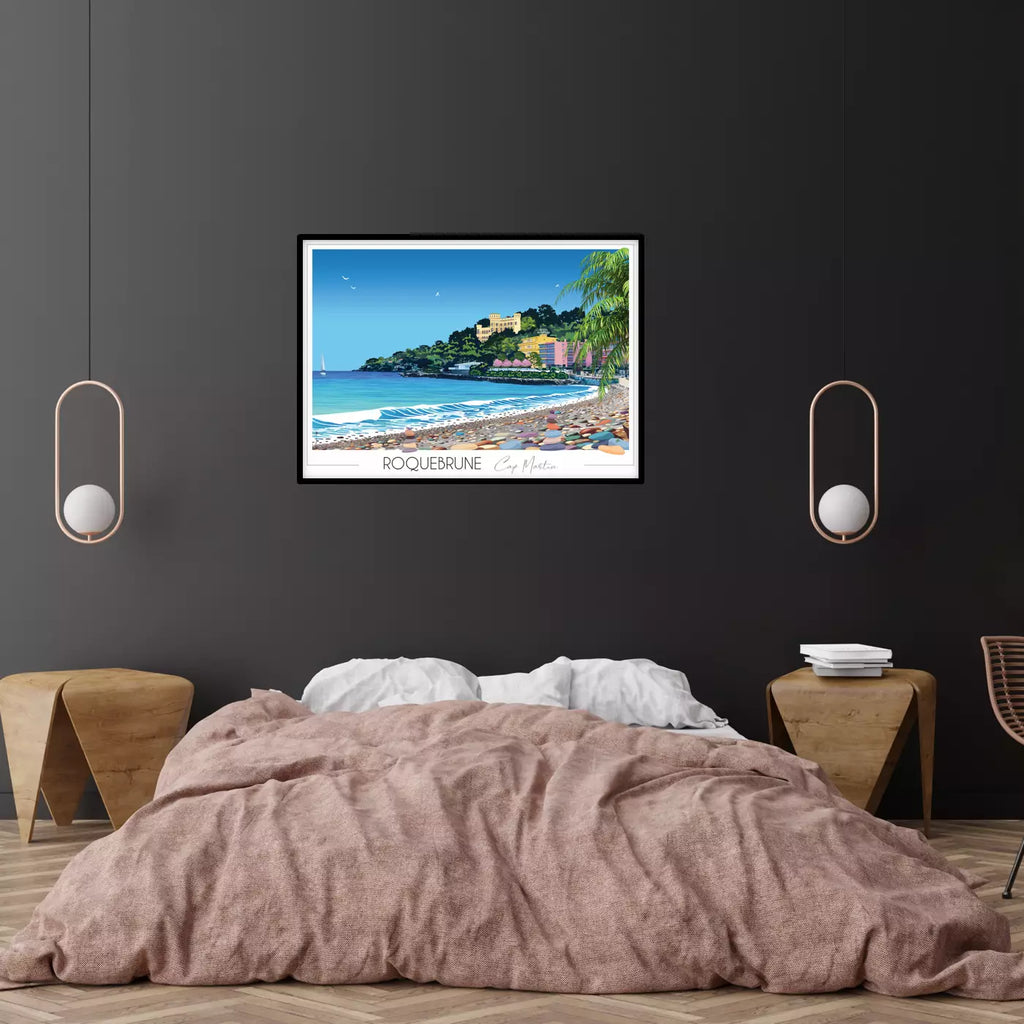 Affiche Roquebrune Cap Martin