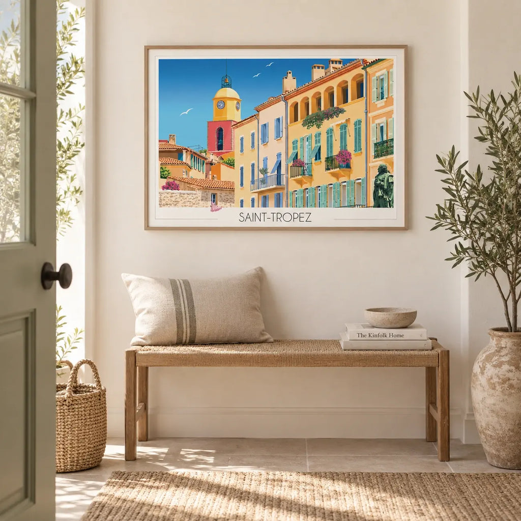 Affiche 100x140 cm de Saint Tropez