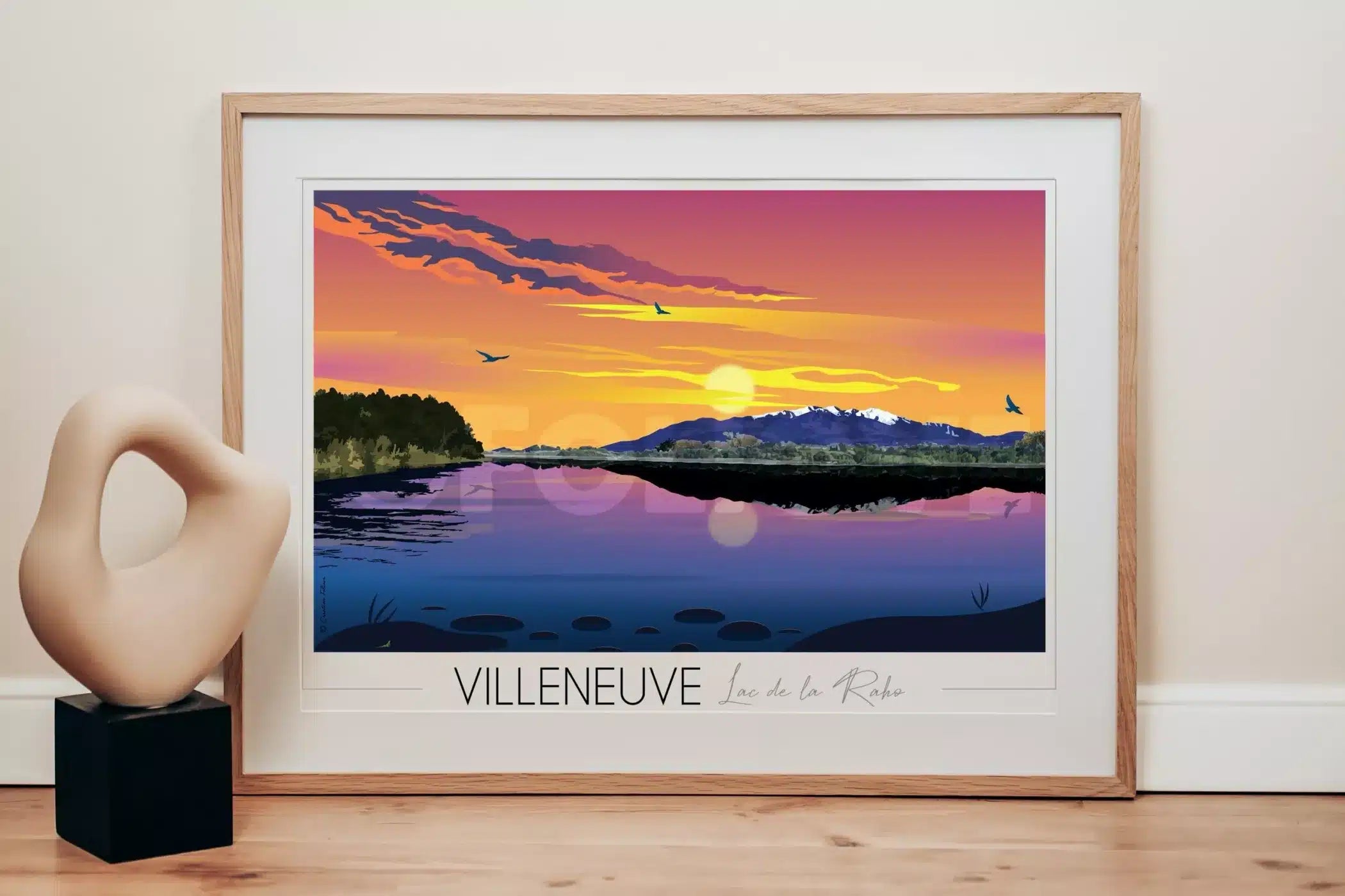 Affiche Villeneuve-de-la-Raho Lac