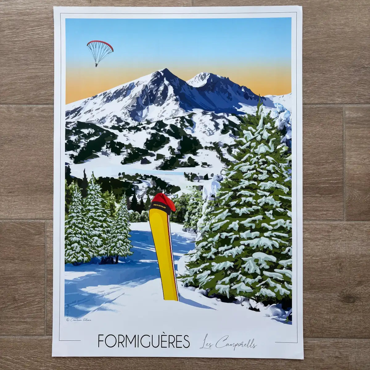 Affiche Formiguères (édition imparfaite 50x70 cm)