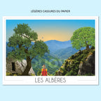 Affiche Massif des Albères | Imparfaite 50x70 cm