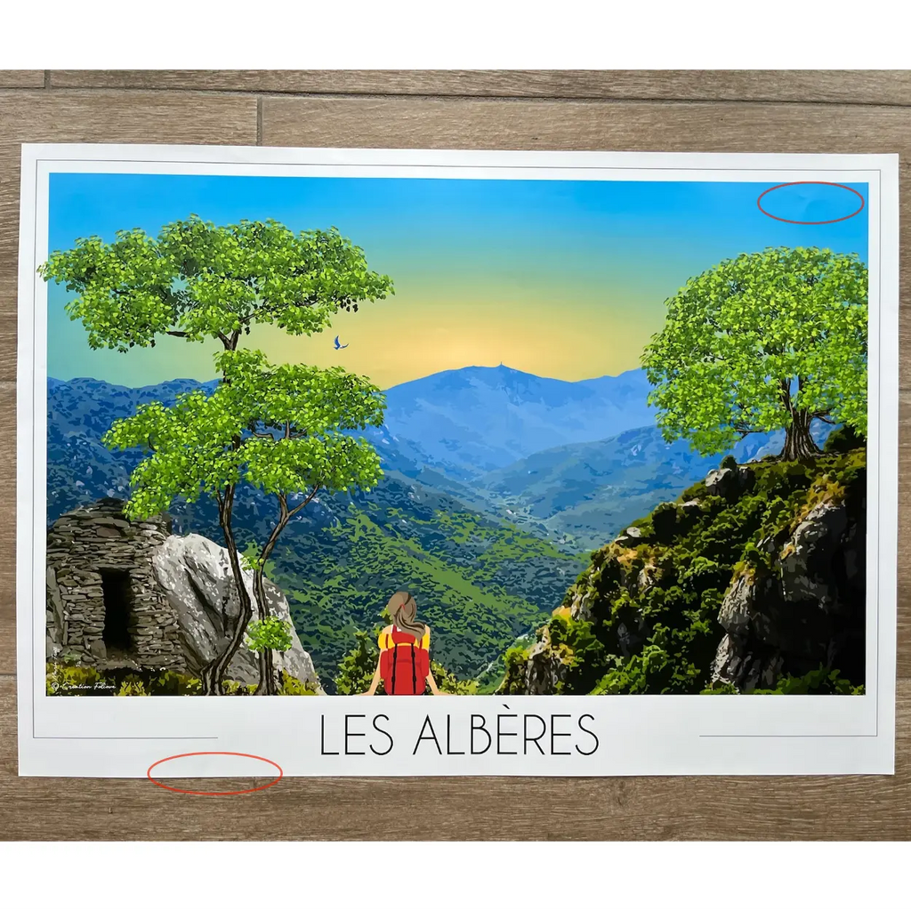 Affiche Massif des Albères | Imparfaite 50x70 cm