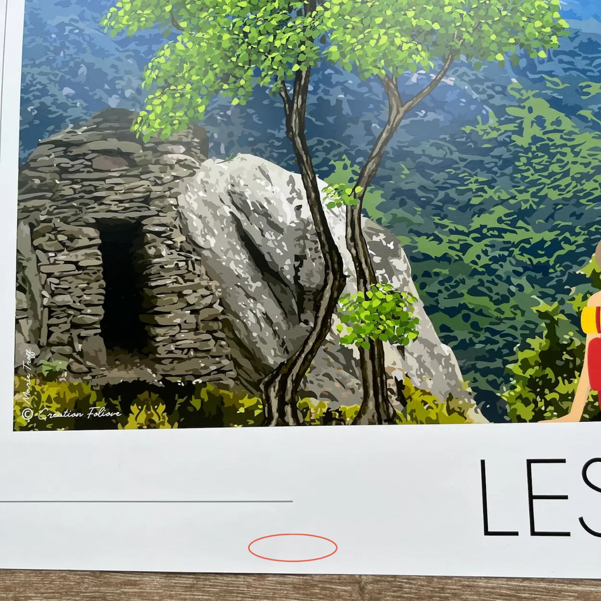 Affiche Massif des Albères | Imparfaite 50x70 cm