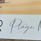 Affiche Cœur Argelès-sur-Mer plage | Imparfaite 50x70 cm