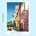 Affiche Argelès sur Mer village | Imparfaite 50x70 cm