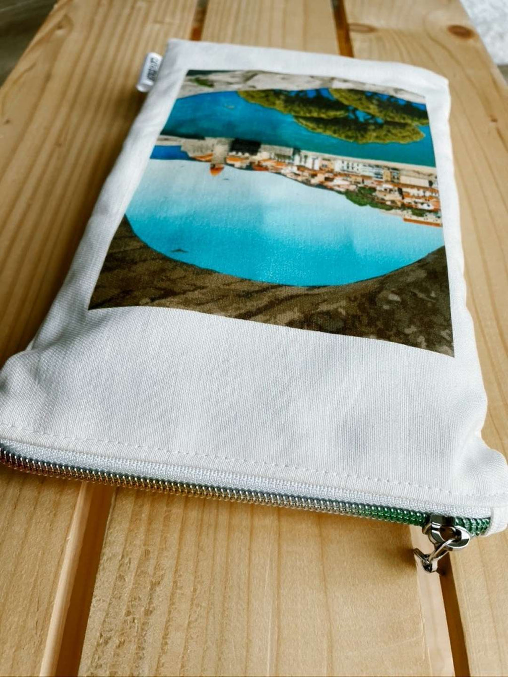 Pochette en tissu Collioure Village