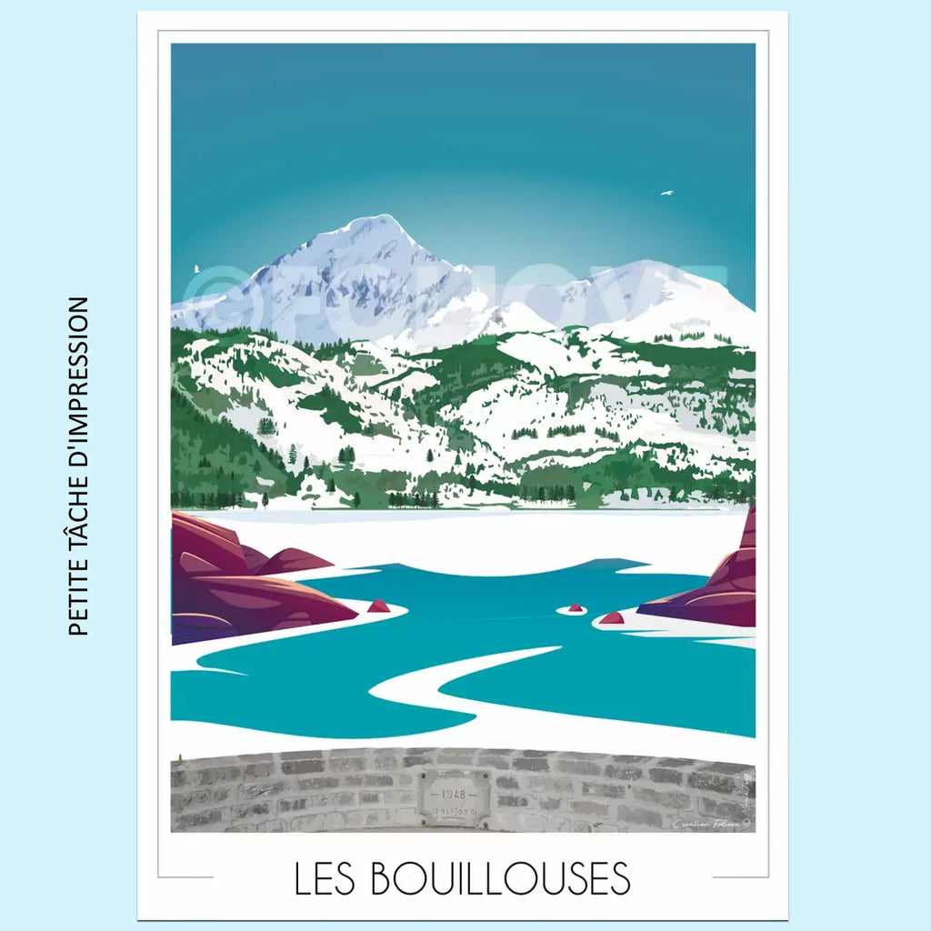 Affiche Font Romeu - Lac des Bouillouses | Imparfaite 50x70 cm
