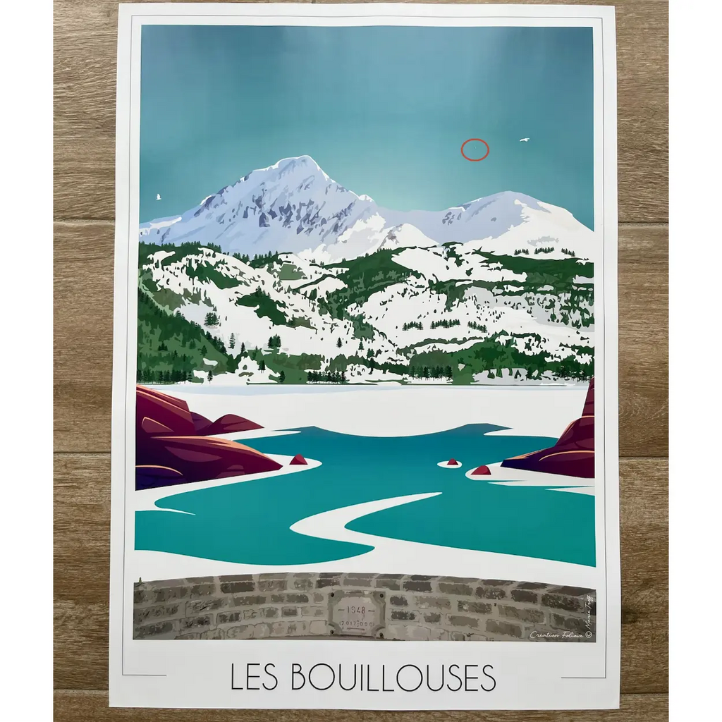 Affiche Font Romeu - Lac des Bouillouses | Imparfaite 50x70 cm