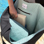 Doublure intérieure 100% coton du cabas Collioure, certifiée Oeko-Tex