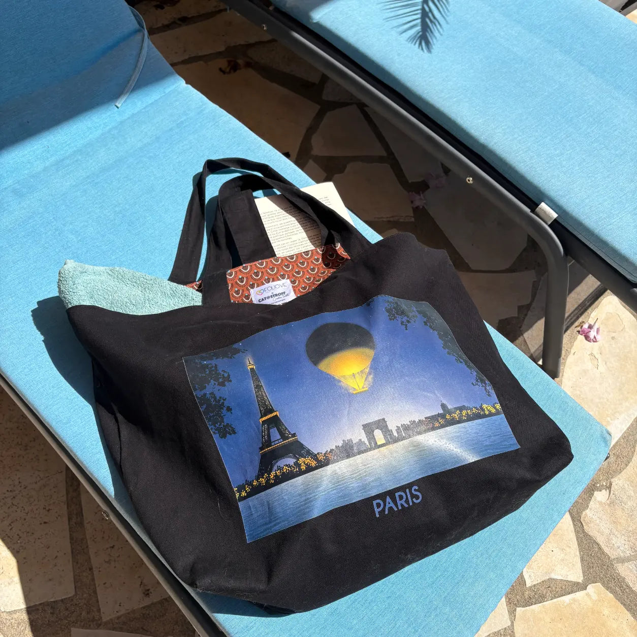 Cabas XXL Paris vasque - vue 4