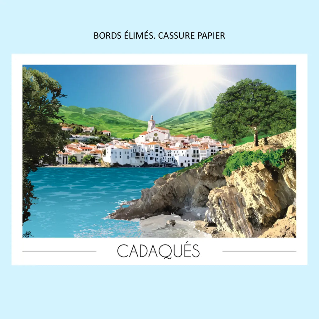 Affiche Cadaqués | Imparfaite 30x42 cm