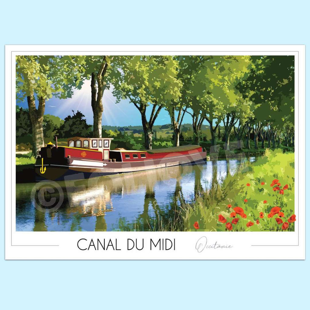 Affiche Canal du Midi