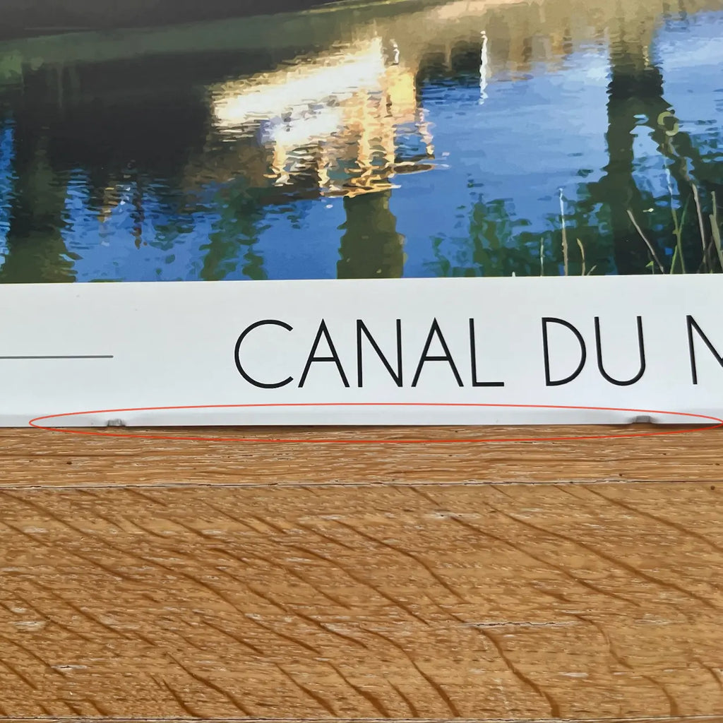 Affiche Canal du Midi | Imparfaite 30x42 cm