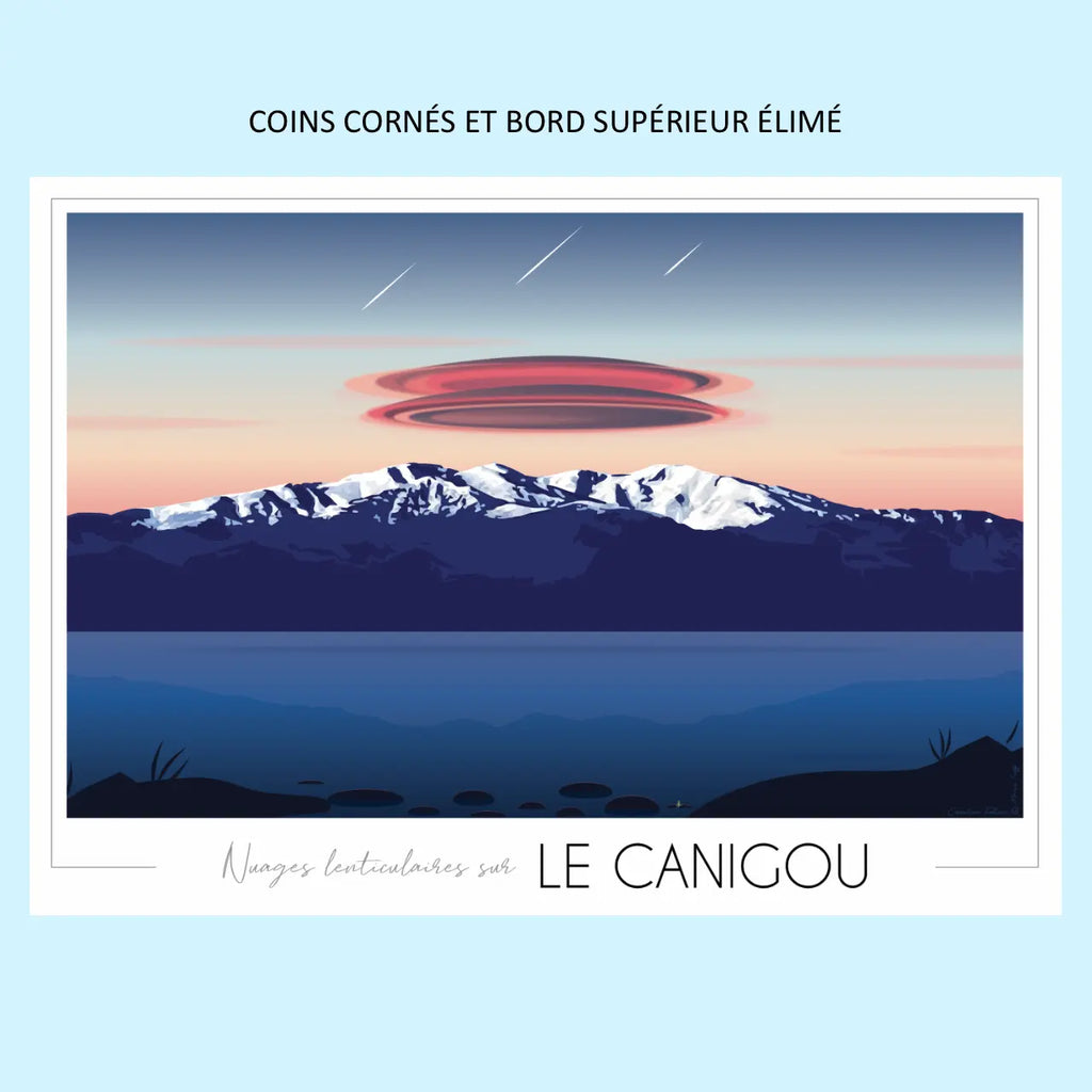 Affiche Le Canigou | Imparfaite 50x70 cm