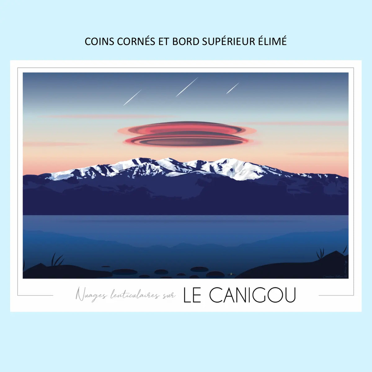 Affiche Le Canigou | Imparfaite 50x70 cm