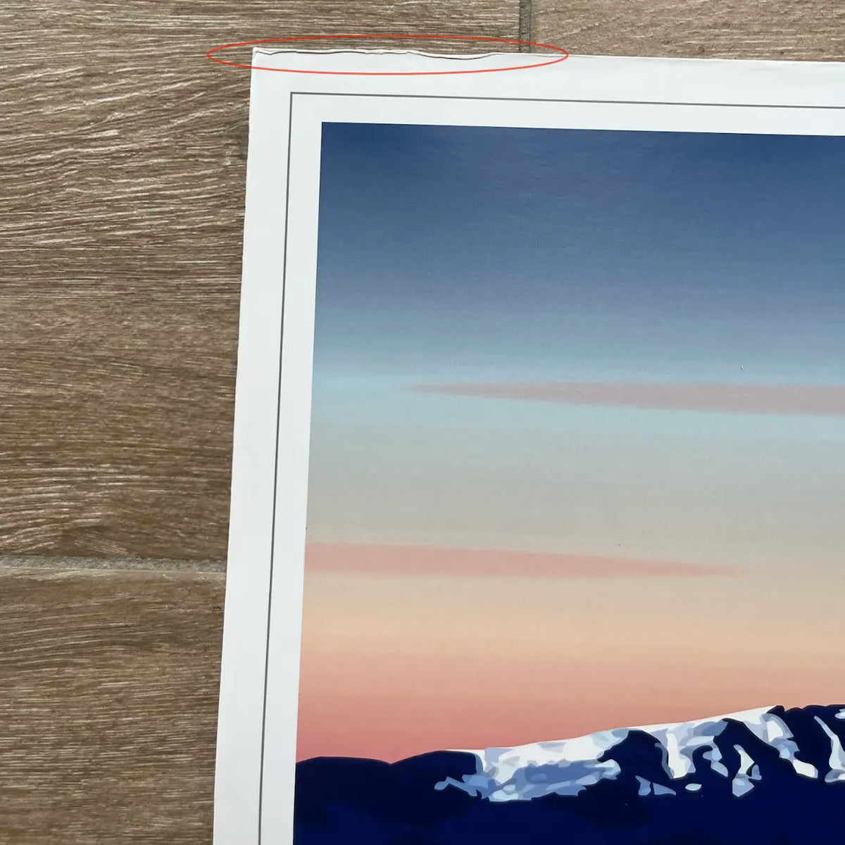 Affiche Le Canigou | Imparfaite 50x70 cm