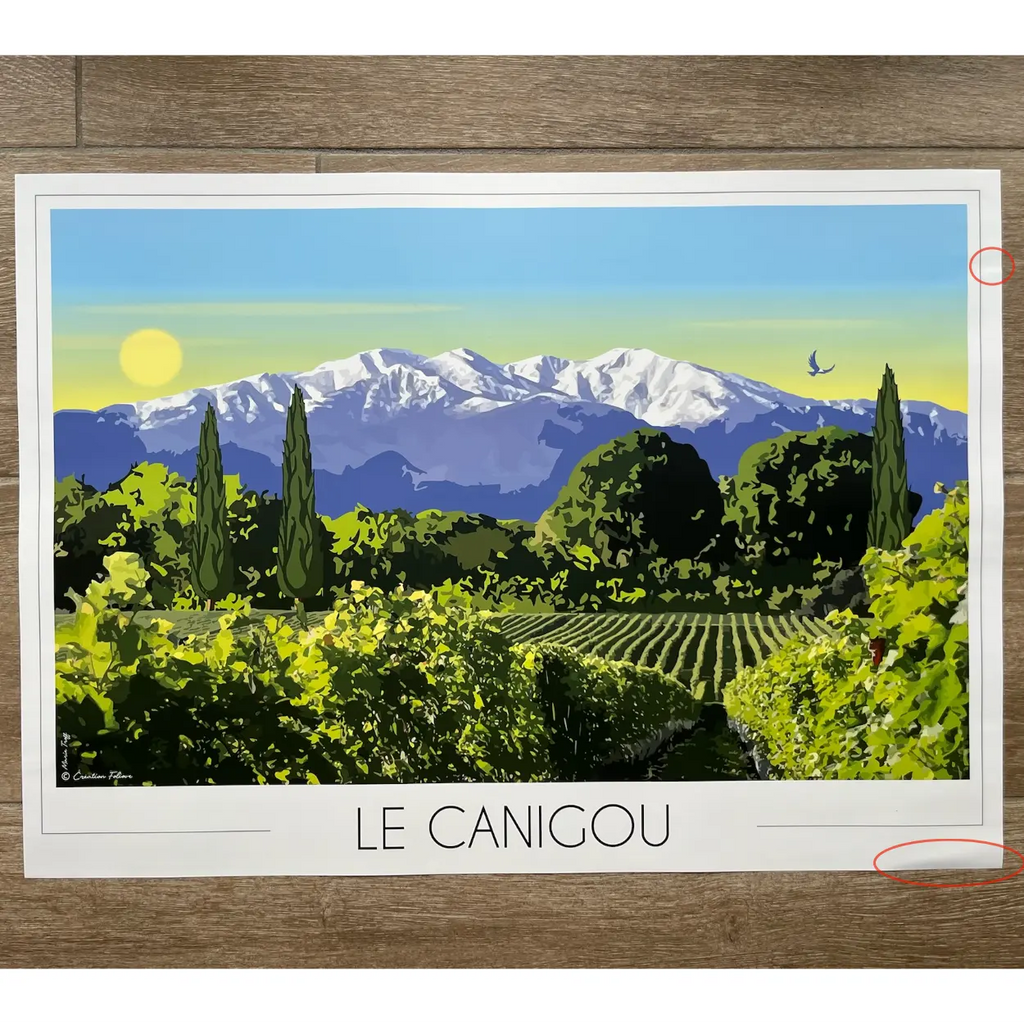 Affiche Canigou enneigé | Imparfaite 50x70 cm