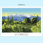 Affiche Canigou enneigé | Imparfaite 50x70 cm