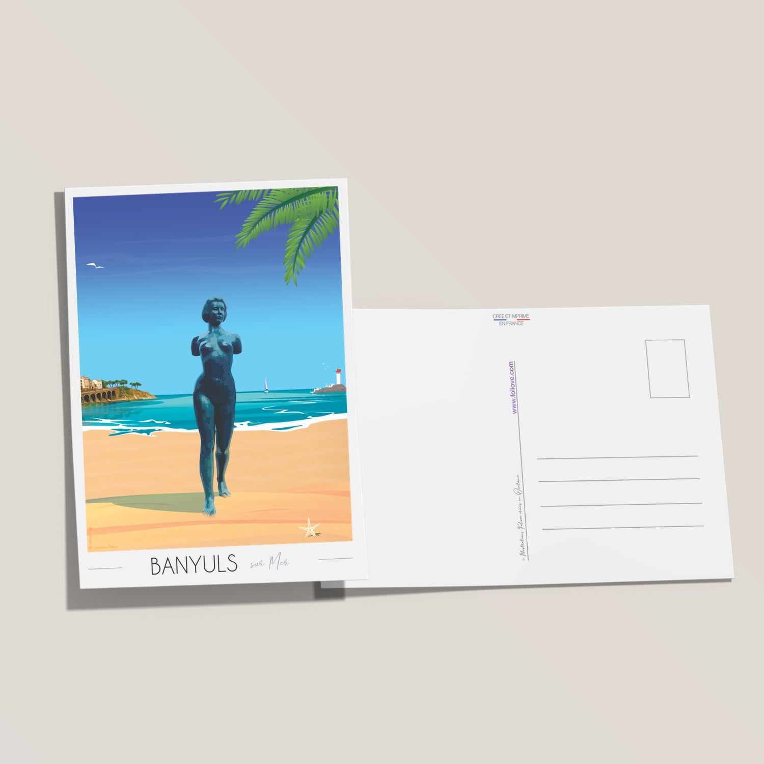Carte postale Banyuls sur mer Maillol