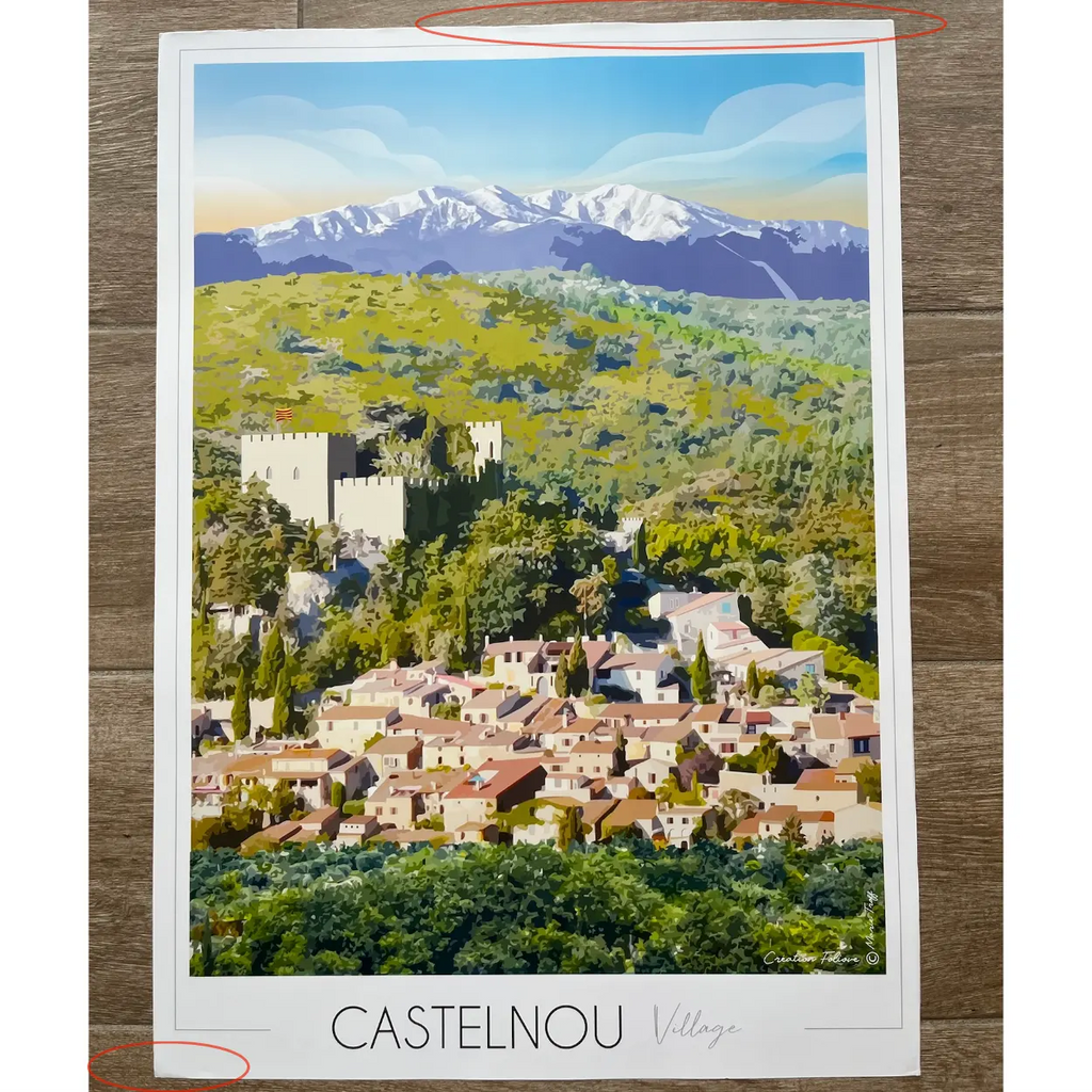 Affiche de Castelnou | Imparfaite 50x70 cm