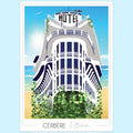Affiche Cerbère Hôtel Belvédère du rayon vert