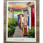 Affiche Collioure Village | Imparfaite 50x70 cm