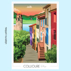 Affiche Collioure Village | Imparfaite 50x70 cm