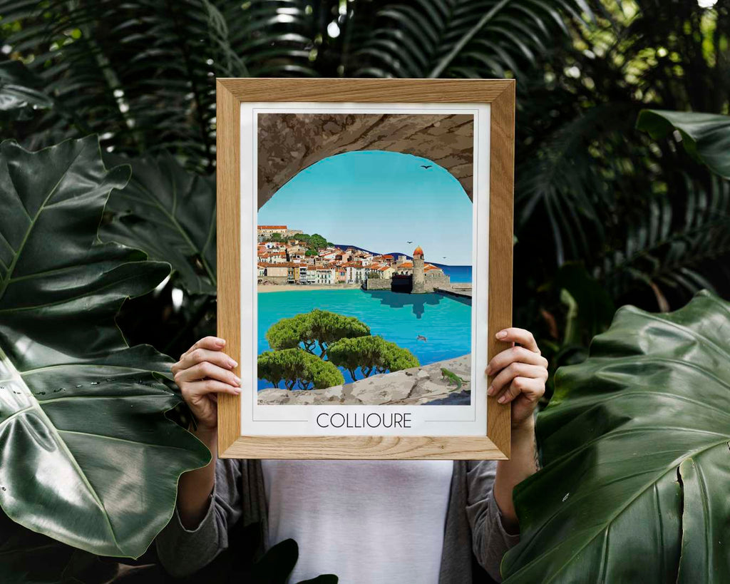 Affiche Collioure village de pêcheurs