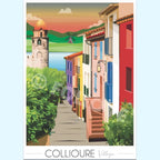 Affiche Collioure Village