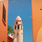 Affiche Collioure Clocher | Imparfaite 30x42 cm