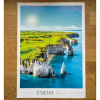 Affiche Étretat | Imparfaite 30x42 cm