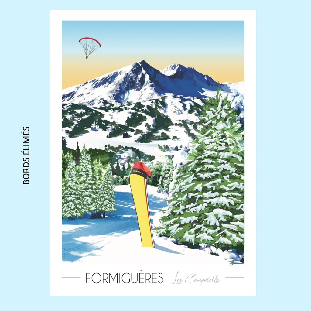 Affiche Formiguères | Imparfaite 30x42 cm