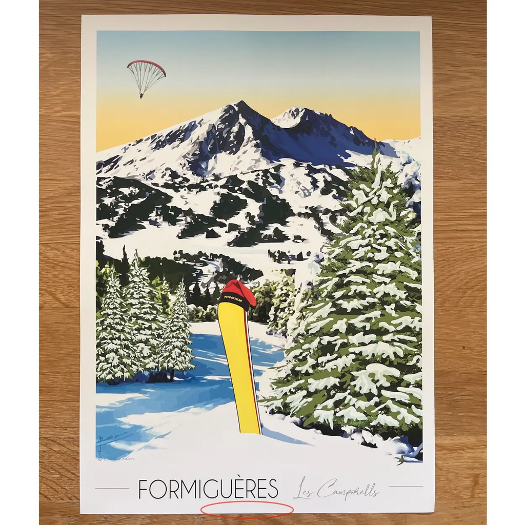 Affiche Formiguères | Imparfaite 30x42 cm
