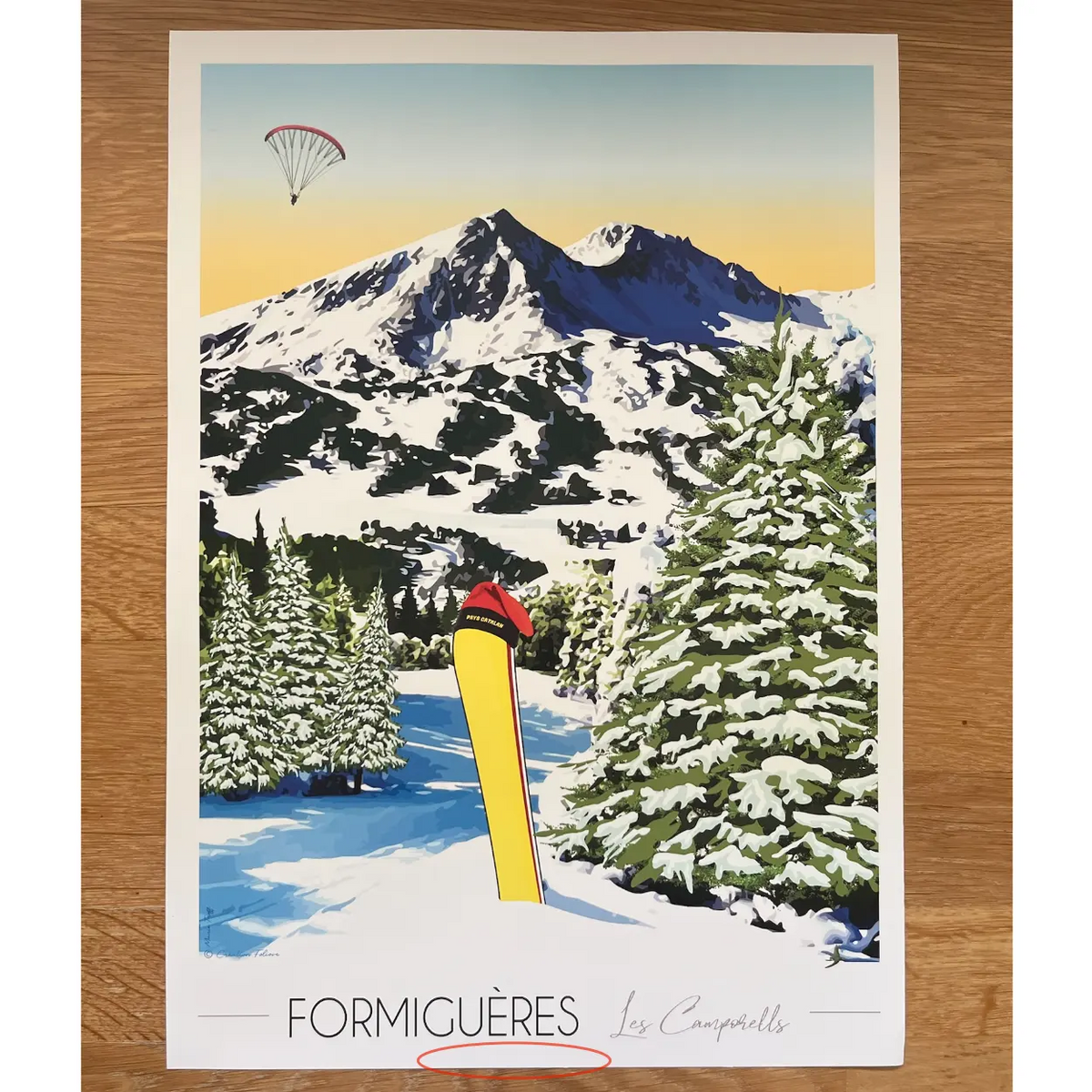 Affiche Formiguères | Imparfaite 30x42 cm