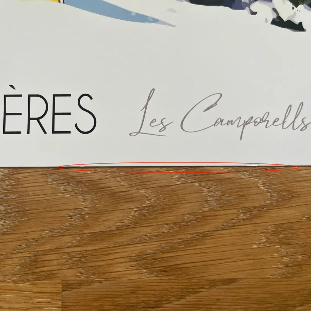 Affiche Formiguères | Imparfaite 30x42 cm