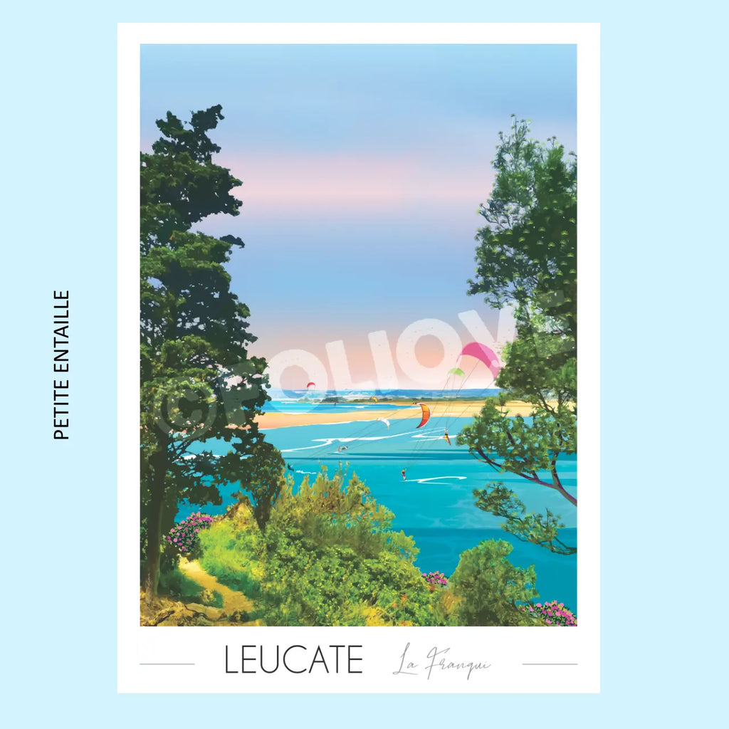 Affiche Leucate La Franqui | Imparfaite 30x42 cm