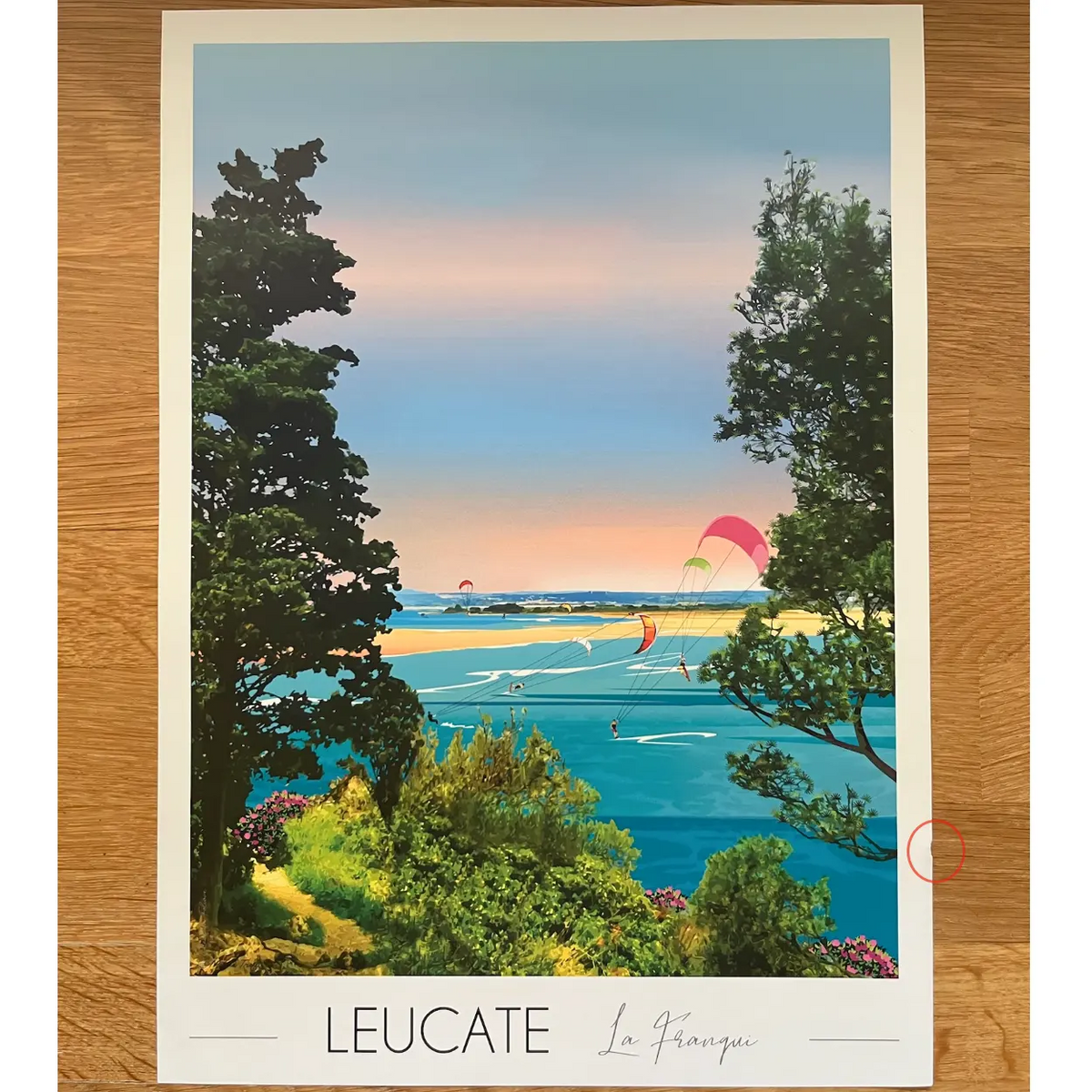 Affiche Leucate La Franqui | Imparfaite 30x42 cm